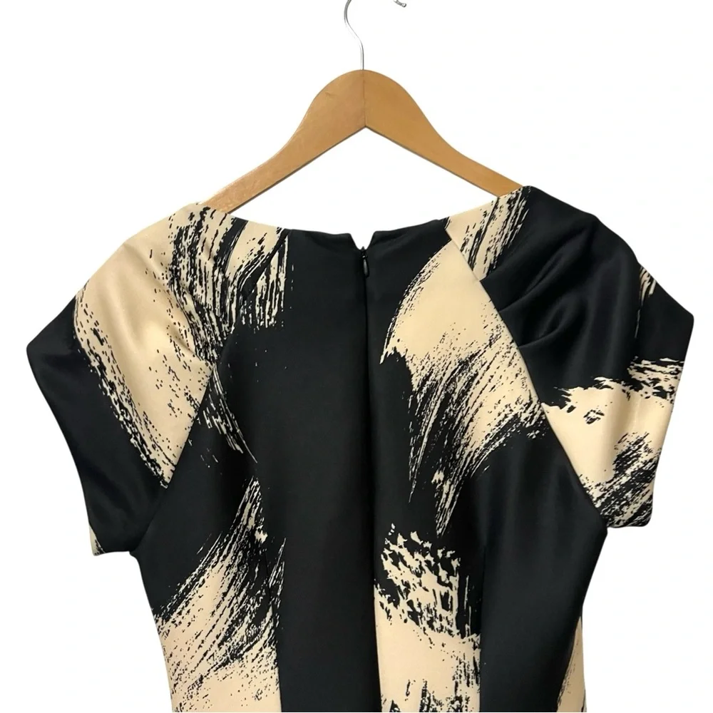 Donna Karen New York Brushstroke Scuba Sheath Dress Size 8 - Picture 12 of 14